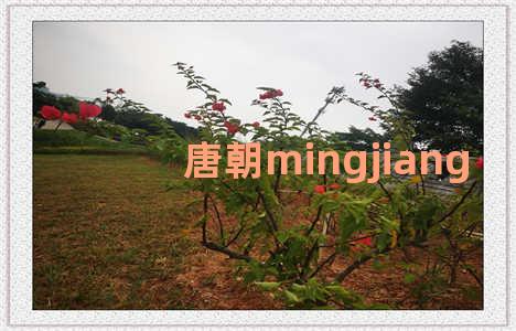 唐朝mingjiang